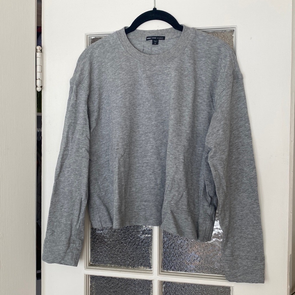 JAMES PERSE 100% cotton raglan sweatshirt